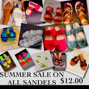 Shoes Slides , Sandals, flats Heels.